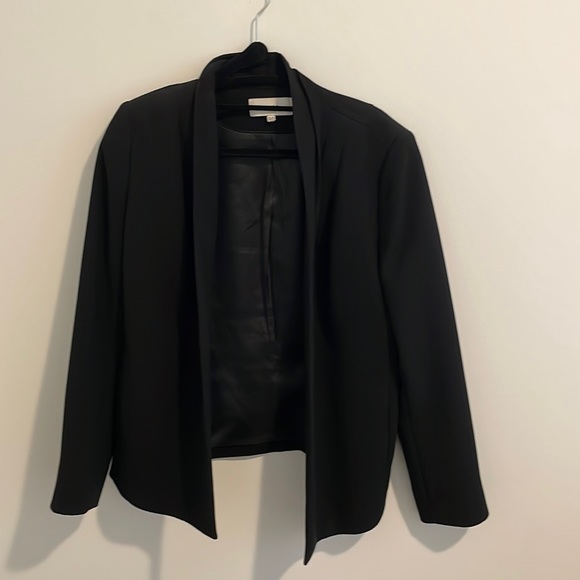 REISS | Black Open Front Blazer - Picture 1 of 4